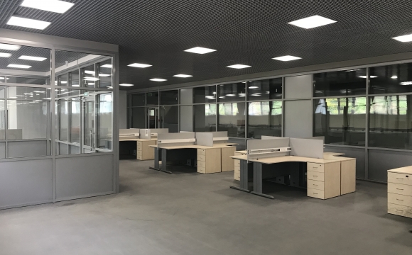 Устройство офисных помещений в 64 корпусе завода «Pirelli»